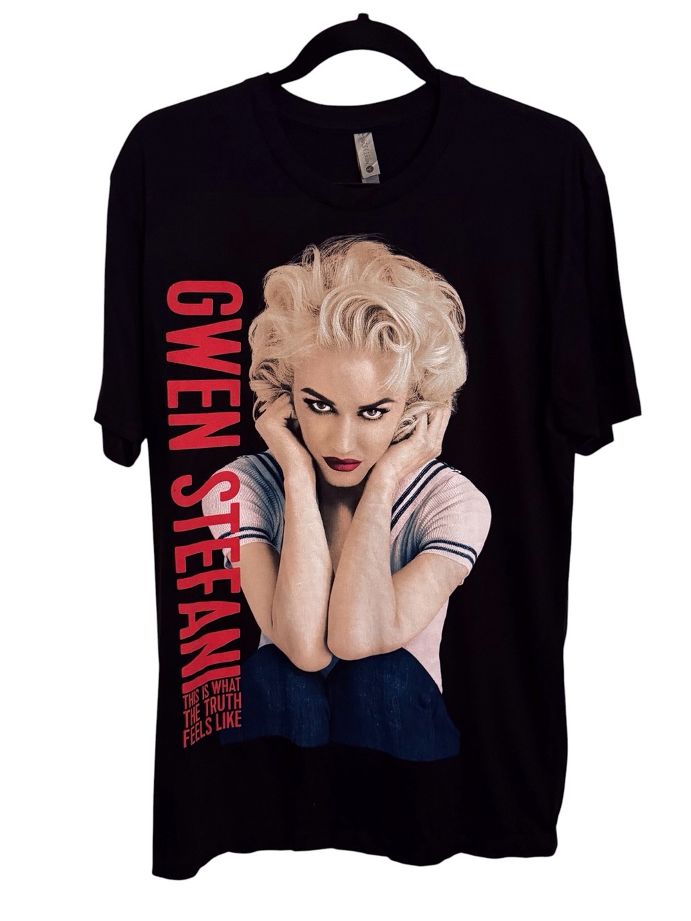 Gwen Stefani 2016 Tour Graphic Tee T-Shirt Large Double Sided Cotton Music